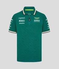 Image of Official Aston Martin Racing F1 Team Polo Shirt - 701229255