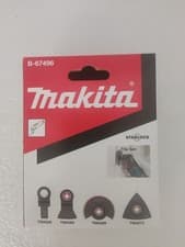 Image of Makita Starlock Multi Tool 4 Piece Tile Set Plunge Segment Blade DTM52 DTM51