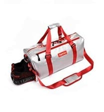 Image of Leather Duffel Gym Bag & Holdall, Weekend Travel Bag