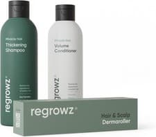 Image of Regrowz Miracle Hair Care Gift Set - Hair Thickening Shampoo (225ml), Volume Co