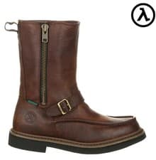 Image of GEORGIA BOOT SIDE ZIP WATERPROOF WORK WELLINGTON BOOTS G4124 - ALL SIZES - NEW