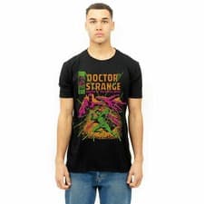 Image of Marvel Mens T-shirt Doctor Strange Master Black S-XXL Official