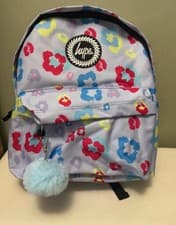 Image of New hype girl backpack leopard school bag blue animal print 18 L 42*30*12cm