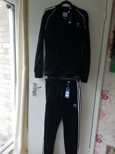 Image of Adidas Originals Mens Adicolor Classics Primeblue Tracksuit Bottom & JacketBlack