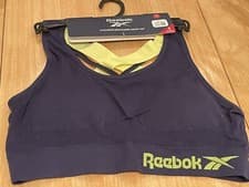 Image of Reebok seamless women crop top Size UK Medium Brand new