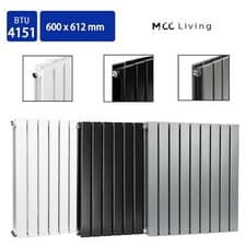 Image of Horizonal Vertical Designer Flat Panel Central Heating Radiator Rad Anthracite