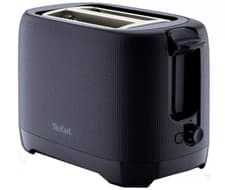 Image of Tefal Morning 2 Slice Toaster - Navy/Black, Dotted Design Easy Clean, TT2M08G0