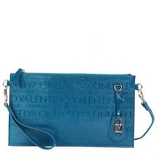 Image of Valentino Bags Serenity Women's Shoulder Bag Clutch Petrolio Slim New