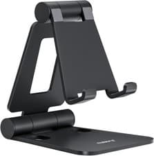 Image of Folding Cell Phone Aluminum Stand holder Fully Adjustable in Height and Angle