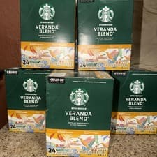 Image of Starbucks Veranda Blend Blonde Roast Keurig Coffee Pods 24 Pack