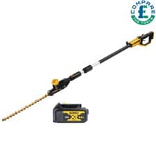 Image of DeWalt DCMPH566 18V XR Pole Hedge Trimmer 3.35m With 1 x 4.0Ah Battery
