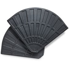 Image of VonHaus Banana Parasol Base Pack of 2 – Heavy Duty Weatherproof 12.5 Kg Each