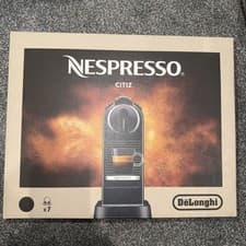 Image of Nespresso by De'Longhi CitiZ EN167.B Pod Coffee Machine + 7 Pods - Black NEW