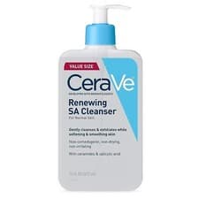 Image of Cerave Renewing SA Cleanser – 16oz | Salicylic Acid Face Wash for Normal Skin