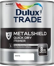 Image of Dulux Trade Metalshield Quick Dry Primer - White - All Sizes