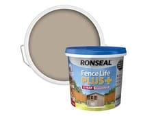 Image of Ronseal Fence Life Plus+ Warm Stone 5 litre