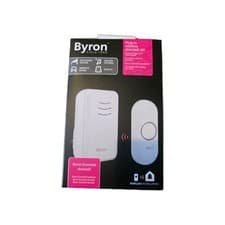 Image of Byron DBY-22311 Wireless Portable Doorbell Set with 16 Melodies / 150m Range.NEW