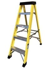 Image of Fibreglass Step Ladder 5 Tread