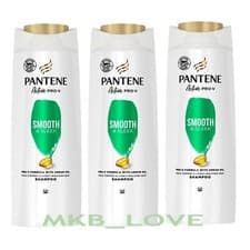 Image of Pantene Pro V Smooth & Sleek Hair Shampoo 400ml 3 or 6 pack