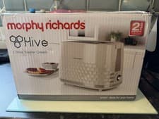 Image of Morphy Richards 2-Slice Hive Toaster in Cream NEW