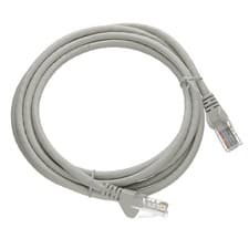 Image of Certified Network Cable RJ45 UTP T568B Cat5e Snagless Patch Cable Grey 2m