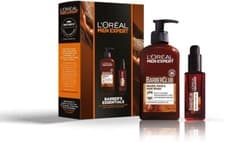 Image of L'Oreal Paris Men Expert Barber's Essentials Beard Face Hair Wash, Beard & Skin