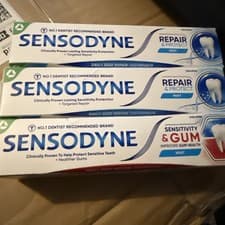 Image of Sensodyne MINT Sensitivity & Gum a Sensitive Flouride Toothpaste 3 X 75ml