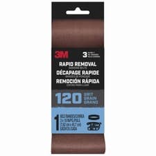 Image of Power Sanding Belt, 120-Grit, 3 x 18 In. - BELT3X181PK120