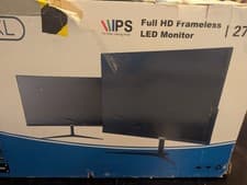 Image of PIXL iPS HD Frameless 27" LED Monitor w/ Stand. Immaculate condition (unused)