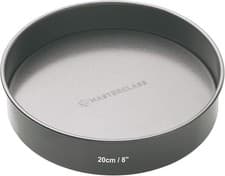 Image of MasterClass 20cm Loose Base Sandwich Tin 8in Non-Stick Carbon Steel Cake Pan New