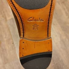 Image of Clarks Mens Cooling Boss Tan Size 8