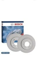 Image of 2x BOSCH 0986479S91 Brake Disc Front Fits Fiat Grande Punto Punto Opel Vauxhall