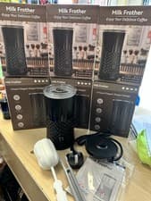 Image of Electric Milk Frother & Warmer – Stainless Steel Automatic Foam Maker for Lattte