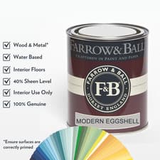 Image of 750ml - Farrow and Ball Paint - Modern Eggshell - Current Colours