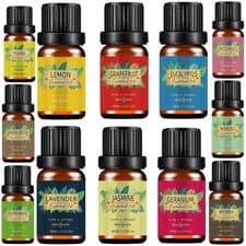 Image of 100% Pure Essential Oils for Aromatherapy Oil Burners Diffuser Natural etc 10ml