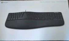 Image of Microsoft 1878 Ergonomic Wired USB Keyboard Black Qwerty