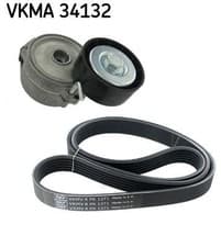 Image of V-Ribbed Belt Set SKF VKMA 34132 Fits Ford C-Max Edge Focus Galaxy Grand C-Max