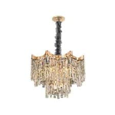 Image of Gold K9 Chandeliers Crystal Ceiling Light Vintage Lights Pendant Lamp Bedroom