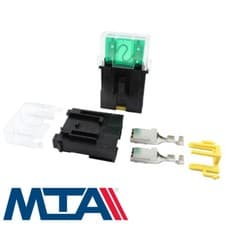 Image of Maxi Blade Fuse Holder - With Cover, Complete with Terminals - MTA Italy