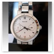 Image of Accurist MB080 Men's Unisex Quartz Watch Day Date Steel Bracelet Tested Working