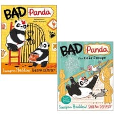 Image of Bad Panda Swapna Haddow Collection 2 Books Set Cake Escape, WORLD BOOK DAY