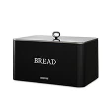 Image of GEEPAS Bread Bin 13L Carbon Steel Kitchen Canister Countertop Storage RetroVive