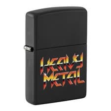 Image of ZIPPO Lighter 218 Heavy Metal Design Collectible New