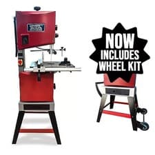 Image of 14" Bandsaw 230mm Cutting Depth Cast Iron Table LED Light & Fence Floor Standing