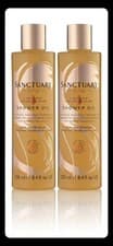 Image of 2x Sanctuary Spa Shower Oil Natural 2 day moisture Vegan Cruelty Free, 250 ml