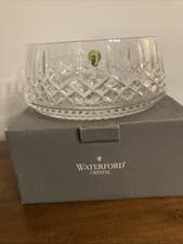 Image of Waterford Crystal Lismore Centrepiece/Salad Bowl Rare Ireland New Unused signed