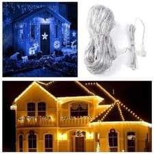 Image of 5M Icicle Christmas Lights Multifunction 8 Mode Indoor/Outdoor Xmas Decoration