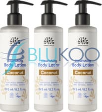 Image of Urtekram Organic Coconut Body Lotion (Pump) - 245ml (Pack of 3)