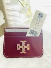 Image of NEW Tory Burch ELEANOR CARDHOLDERS-Brick