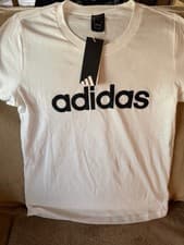 Image of ADIDAS white women's  T-shirt New with tags size Large